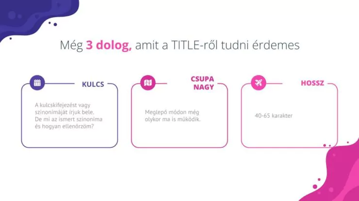 3 dolog title