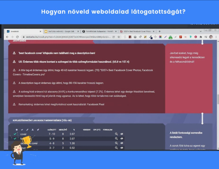 szöveg-kód arány